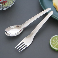 Stainless steel 316 children's flat spoons household small spoons feeding spoons forks baby eating soup spoons same as this model