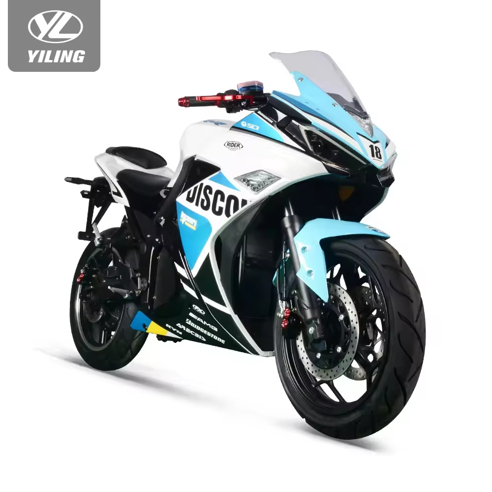 electric motorcycle 出口V6重型电动摩托车成人72V大型趴赛跑车