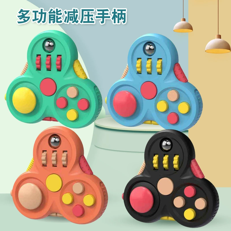 Handle, spinning top, Rubik's cube for finger, toy, anti-stress, second generation