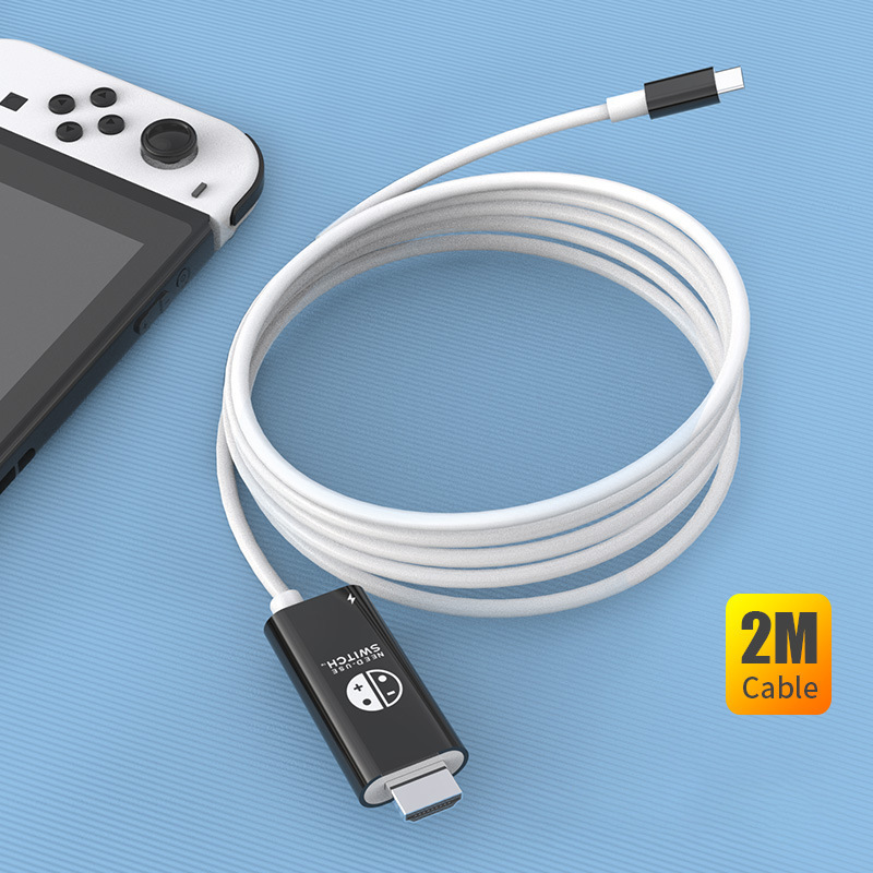 スイッチ任天堂 type-c 投影スクリーンケーブル hdmi4k30hz 携帯電話コンピュータ高精細同一スクリーンケーブル 2 メートルアダプタケーブル|undefined
