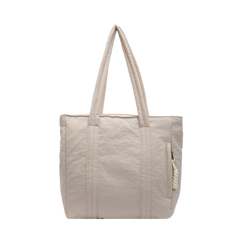 Demi-season down jacket, universal capacious one-shoulder bag