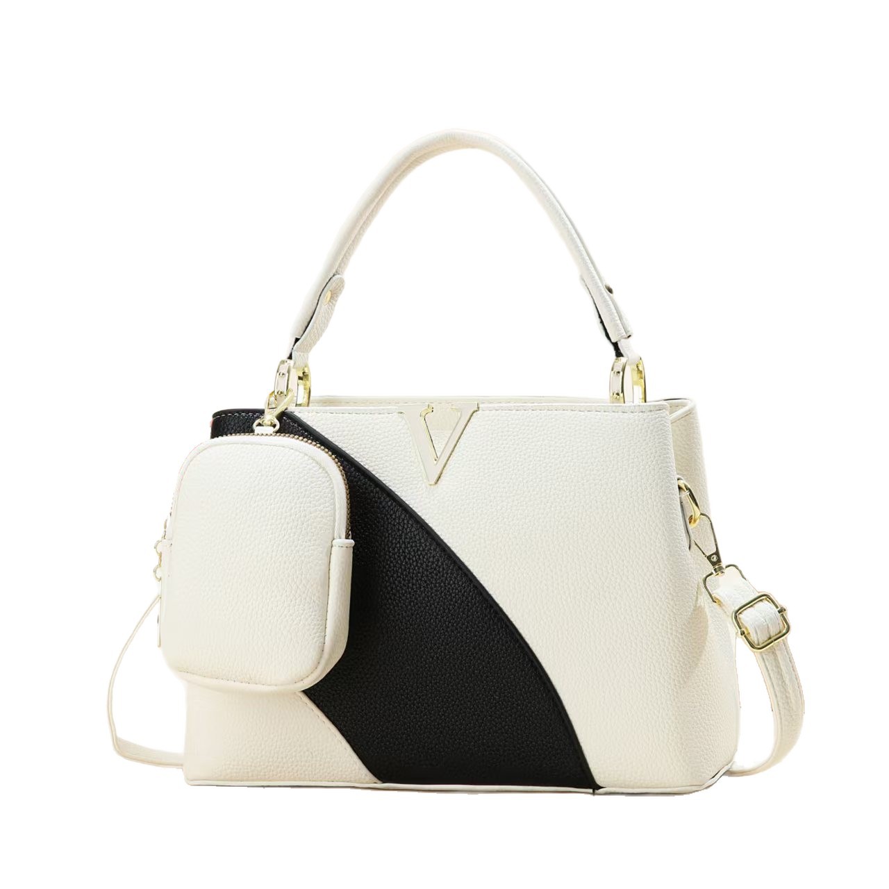 Women's Colour-blocking Shoulder Bag High-end Casual Crossbody_voghion.com