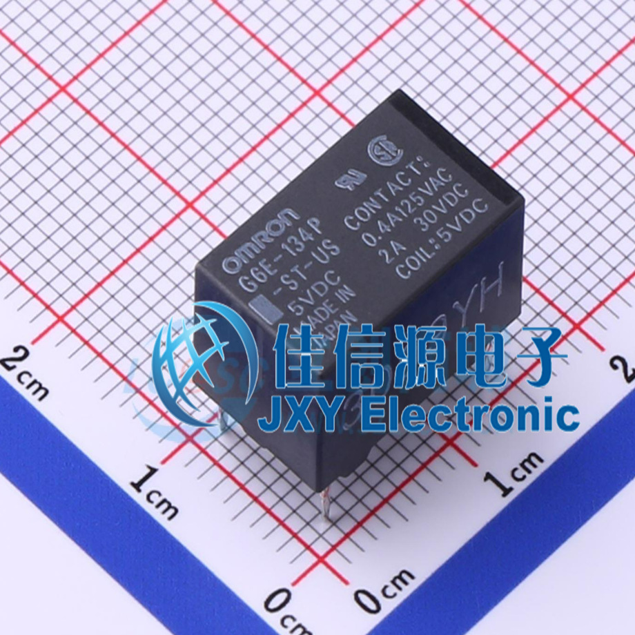 信号继电器      6E-134P-ST-US-DC5m   OMRON(欧姆龙)