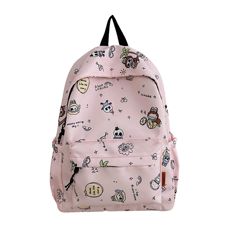 Ins chica japonesa linda mochila escolar de dibujos animados niña estudiante de secundaria estudiante universitario mochila de gran capacidad al por mayor