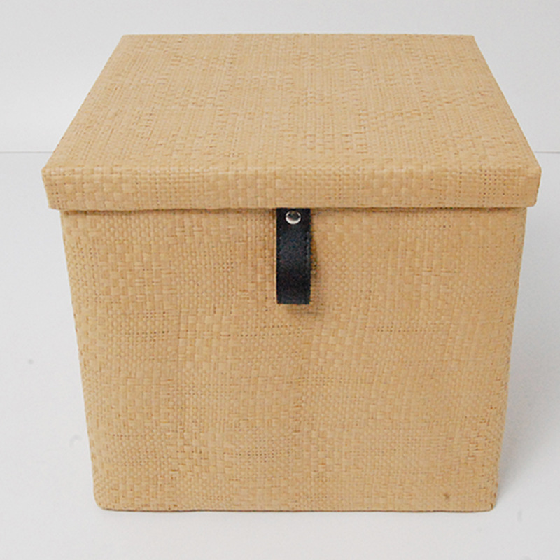 纸布收纳箱带盖衣柜箱式收纳盒带盖衣物收纳箱衣服储物整理箱家用