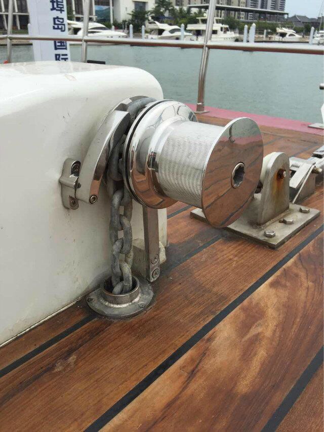 卧式起锚机1400W G8 G10不锈钢小型电动锚机 船舶配件游艇五金配-阿里巴巴