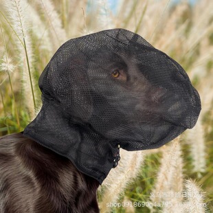 Cross-Border New Product Pet Anti-Mosquito Breathable Headgear Dog Mask to Prevent Pet Facial Injury Protective Veil