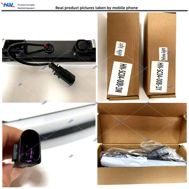 Luz superior de la cabina LED nueva actualización, sombrilla modificada en camiones Scania importados, luces Scania