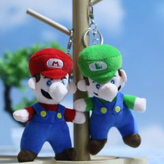ネットの赤いかわいいマリオのスーパーメアリーのペンダントの漫画のぬいぐるみの公の子のカバンは飾りの人形のキーホルダーを包みます。