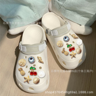 Cross-Border New Croc Clogs Hardware Accessories DIY Clogs Shoe Flower Accessories Detachable High-End Shoe Buckles