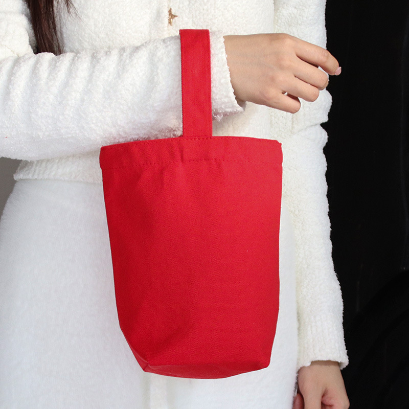 Mini bolso de lona bolso de mano para niños personalizado regalo de cumpleaños bolso de lona portátil bolsa de regalo de vacaciones bolso de cubo