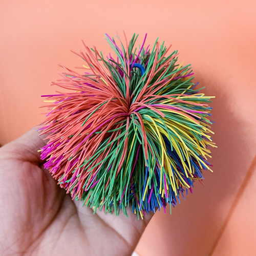 School Sports Colorful Rubber Band Shuttlecock Sports Leisure Children's Toys Primary and Secondary School Students Adult Shuttlecock Factory Wholesale