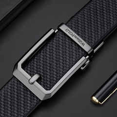 英皇保羅皮帶男士真皮高檔自動扣腰帶男士時尚休閒年輕人褲帶