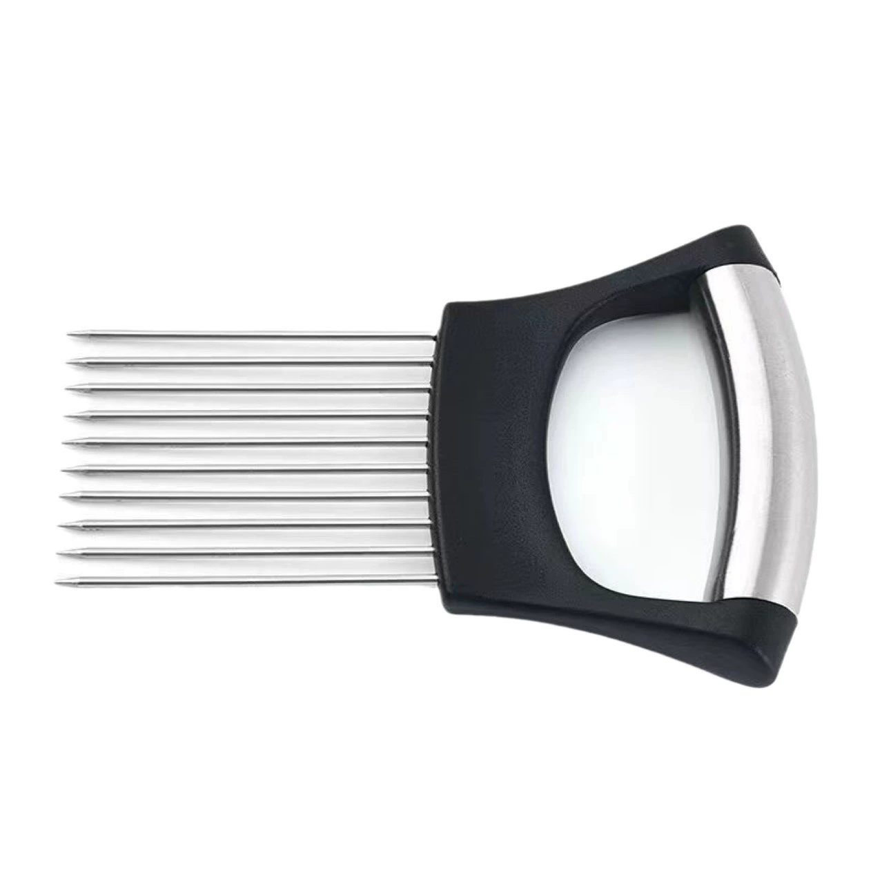Steak Floss Meat Needle 304 Stainless Steel Clamping Meat Needle Kitchen Cutting Vegetables Tender Fixed Hand Guard