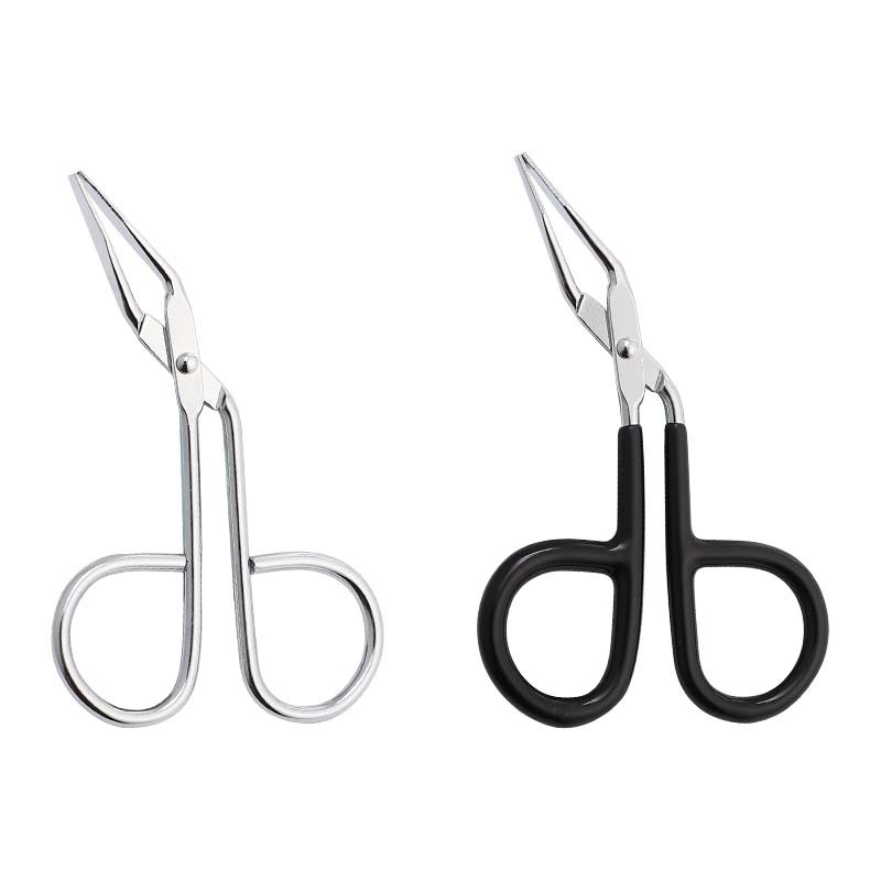 Pinza para Cejas Pico de Grulla de Acero para Depilación Facial