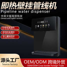 彩色大屏即热式管线机壁挂调温速热管线机家用净水器直饮机跨境