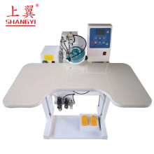 超声波点钻机半自动服饰鞋帽点钻机单双盘气动烫钻机衣服钉珠机器