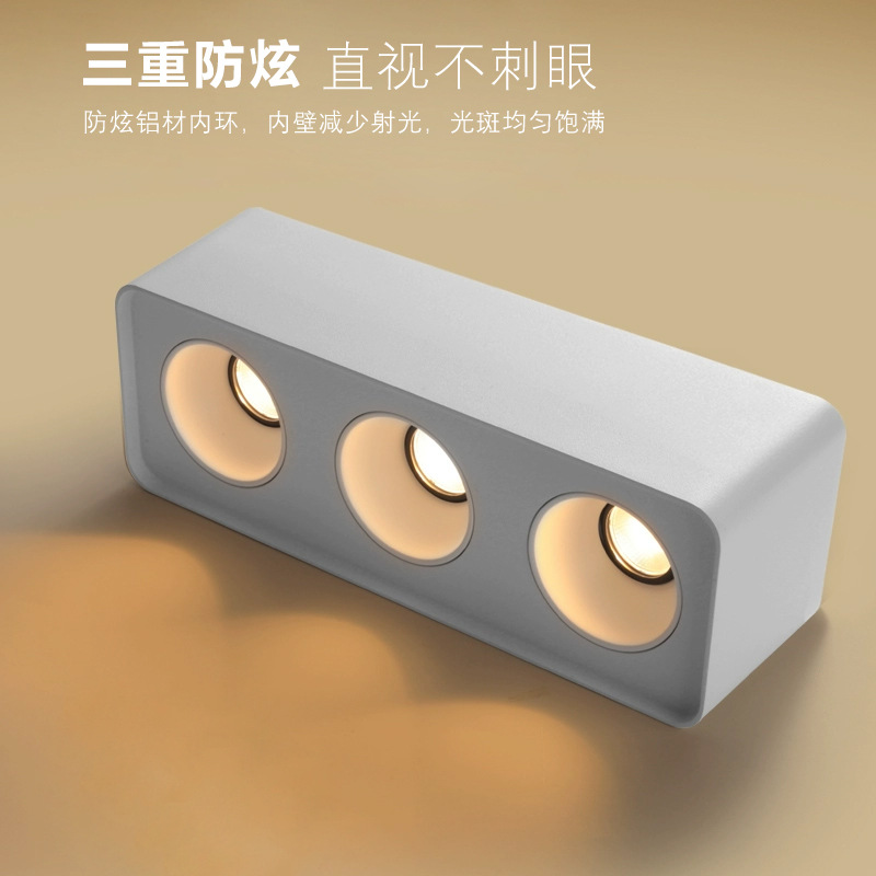 Spotlight de techo led de montaje abierto lámpara de techo COB spotlight luz de entrada pasillo entrada balcón luz del pasillo