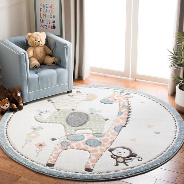 Cartoon cute children's carpet for living room for bed