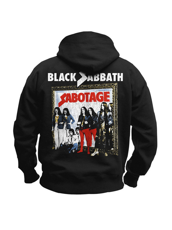 Black Sabbath Black Sabbath Rock Band Dark Retro Pattern American Men's Hooded Sweatshirt