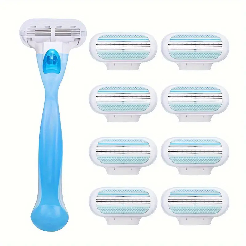 Three-Layer Women's Manual Shaver Beauty Armpit Shaver Venus Knife Holder Blade Shaves Hand Hair and Leg Hair Privately