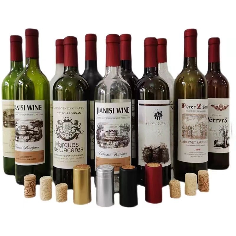 750ml墨绿色玻璃红酒瓶自酿葡萄酒瓶上帝之手空酒瓶装饰酒瓶