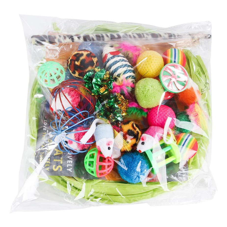 Z Amazon mascota gato de juguete traje gato canal divertido gato palo campana gato túnel juguete suministros conjunto