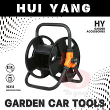 家用水管收纳器冲洗喷头卷管器收纳架手提式园林水管车架苗木