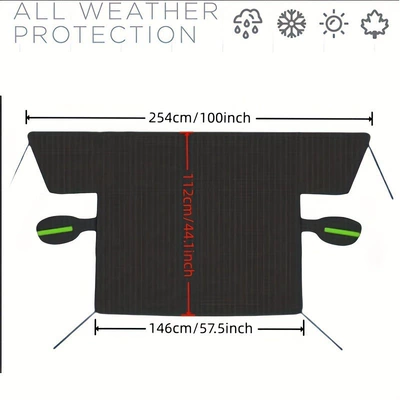 freeze protection, front windshield snow shield — Car snow shield