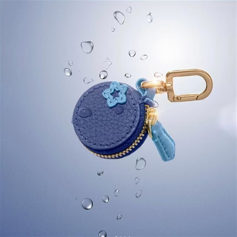 国境を越えた売れ筋のフルーツ型のかわいい小銭入れ Bluetooth ヘッドセットバッグ多機能 AirTags ロケーターレザーケース|undefined