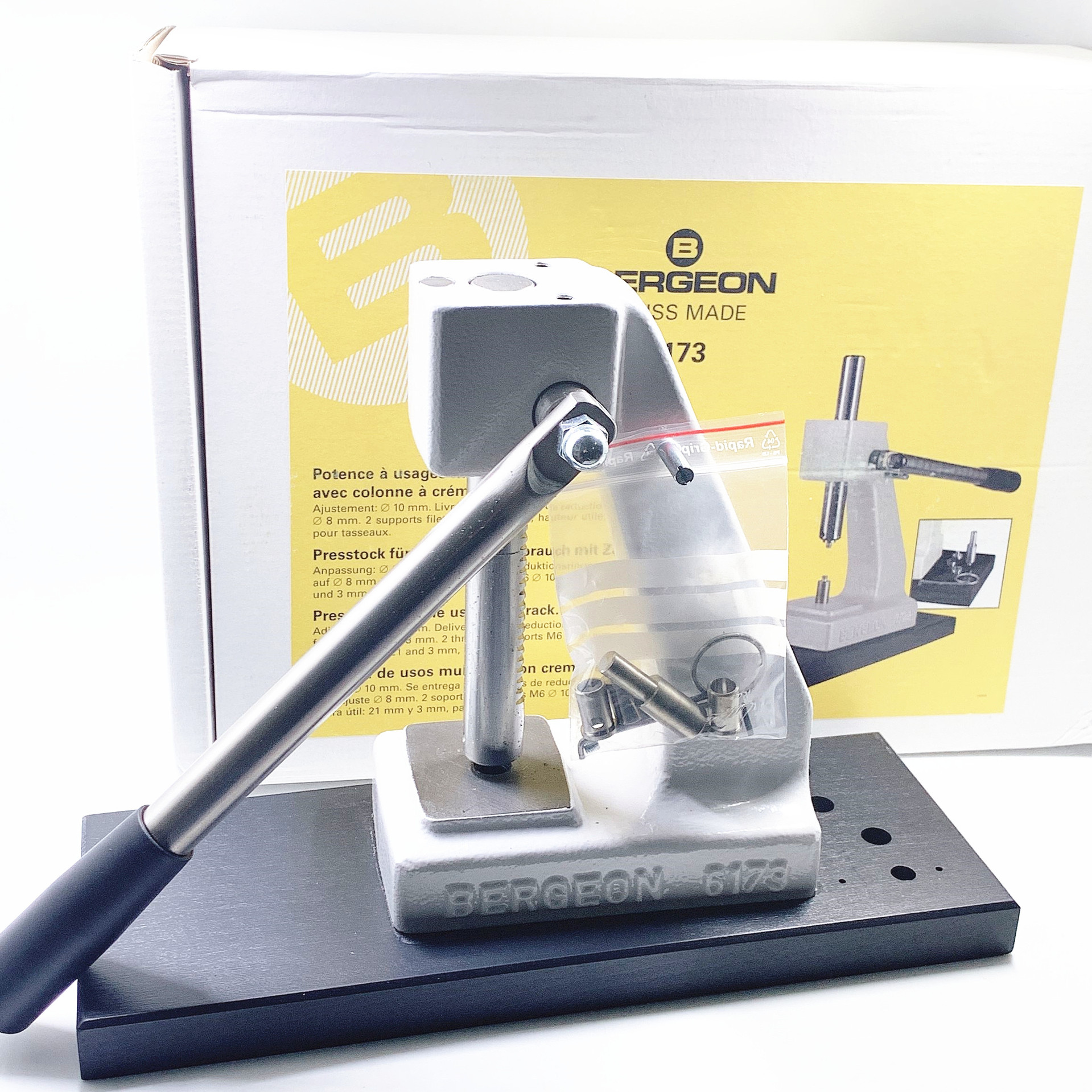 修表工具 博格工具 瑞士 bergeon 6173表底盖压床 压盖机 压表器