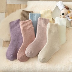 抗起球襪子秋冬女加絨加厚襪毛圈襪批發冬天女襪中筒襪