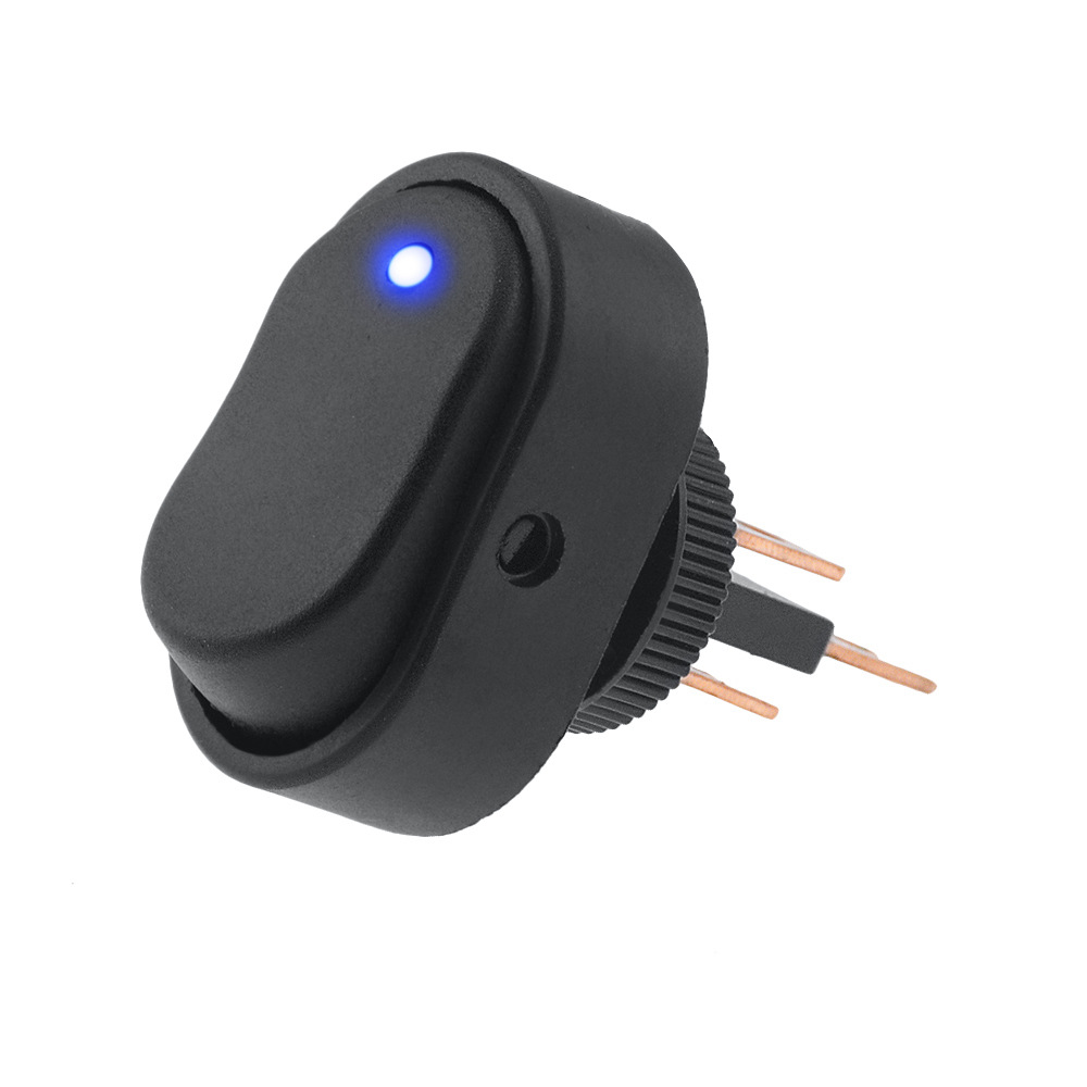 ASW-20D Marine Automatic Swing Switch 30A 12V Switch with Indicator LED Red Green Blue