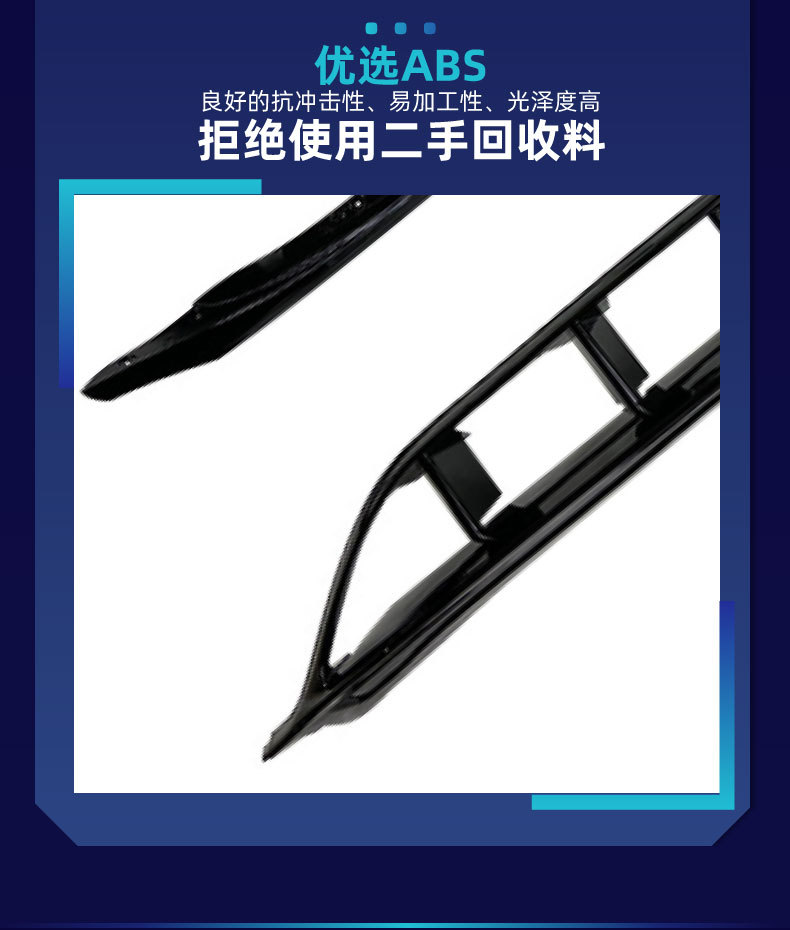 Suitable for Mercedes-Benz A-Class W176 A45 2016-18 Amg Front Bumper Front Air Knife Surround Front Lip Cross-Border Modification Parts