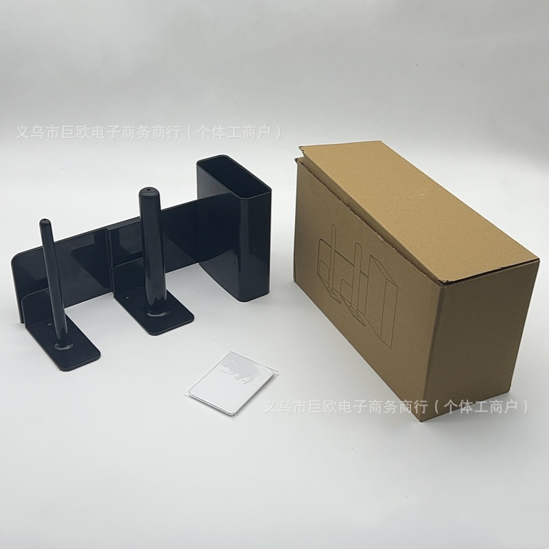 Nuevo producto transfronterizo soporte de montaje lateral 3 en 1 portavasos pajita cubierta de copa subensamblaje escritorio barra de bar soporte de papel portavasos divisor