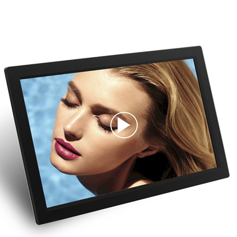 23.6/24 inch HD electronic photo album IPS digital photo frame 1080 advertising machine tempered glass support HDMI