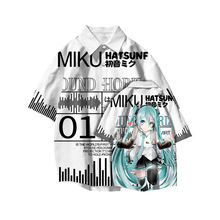 歌姬初音未来miku公主殿下同人短袖衬衫动漫二次周边3D半截袖衬衣