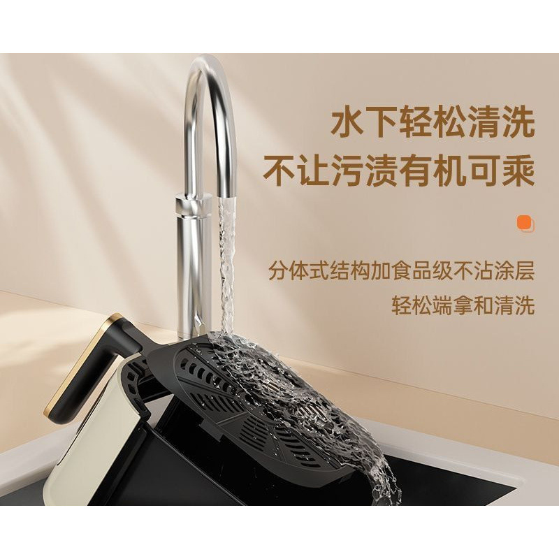 Freidora de aire sin voltear nueva fábrica de horno eléctrico inteligente visual multifuncional de gran capacidad para el hogar una pieza al por mayor