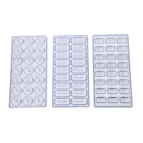 Factory Direct Supply Chocolate Mold DIY Baking Tool Hard Plastic Chocolate Candy Mold Baking Mold