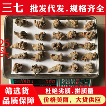 三七批发500克干三七头20头30头 云南文山三七田七粉 水洗三七片