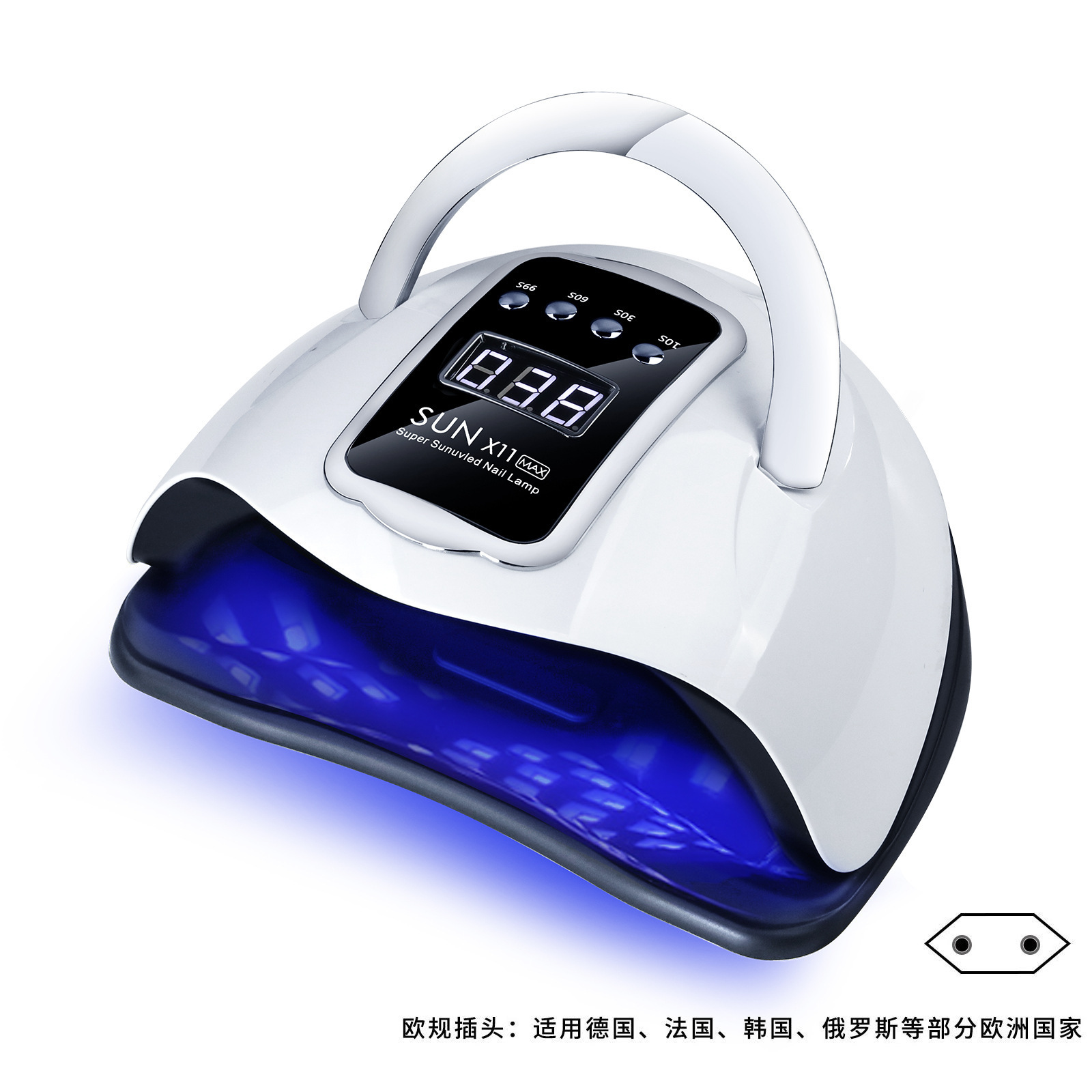 Lámpara de fototerapia 150W Lámpara de horneado de gel de manica rápidamente secado Led máquina de fototerapia Lámpara de manica al por mayor Manica transfronteriza SunX5Max