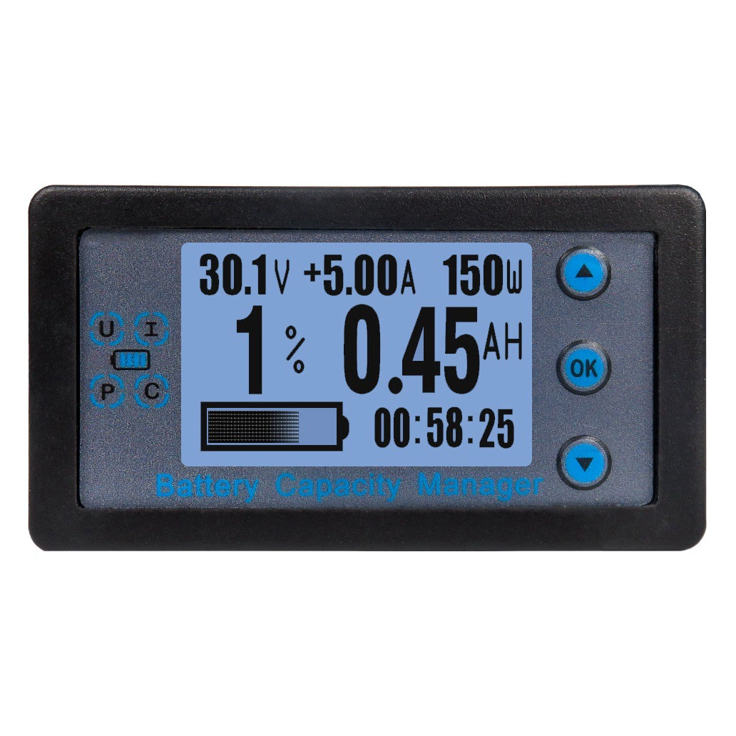 VA9210 низкое энергопотребление Высокоточный ЖК-дисплей Bluetooth измеритель напряжения тока емкости электромобиль караван аккумулятор кулон измеритель