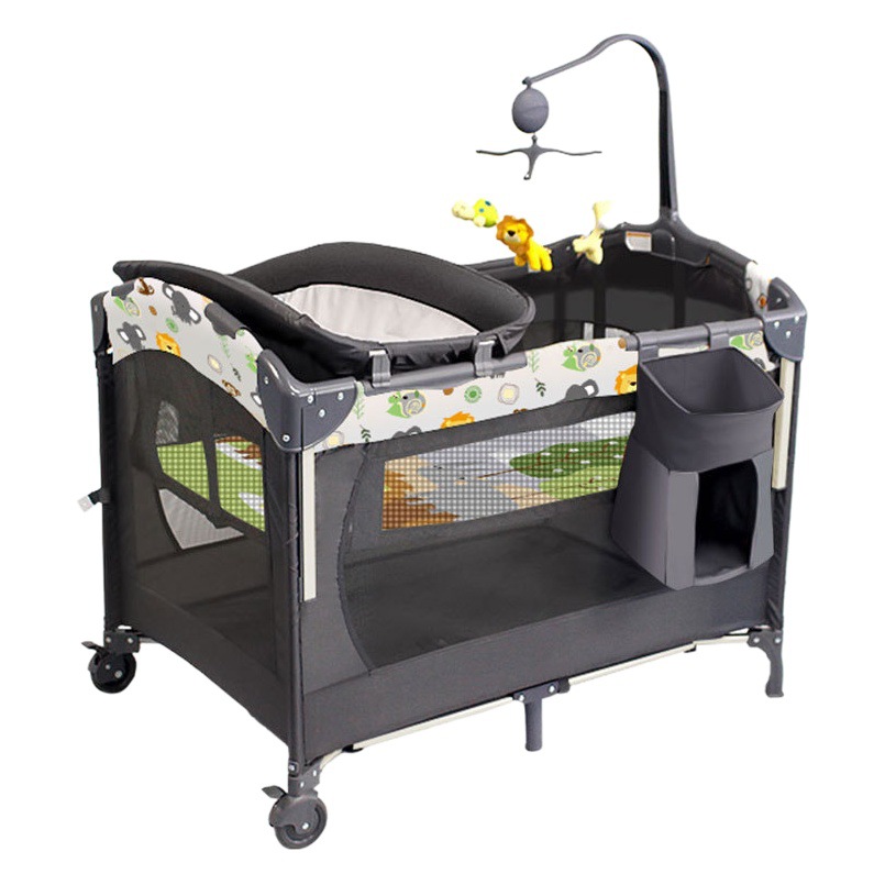 Cuna plegable, cuna móvil multifuncional para bebés, cama especial para bebés y niños pequeños, cuna portátil para recién nacidos.
