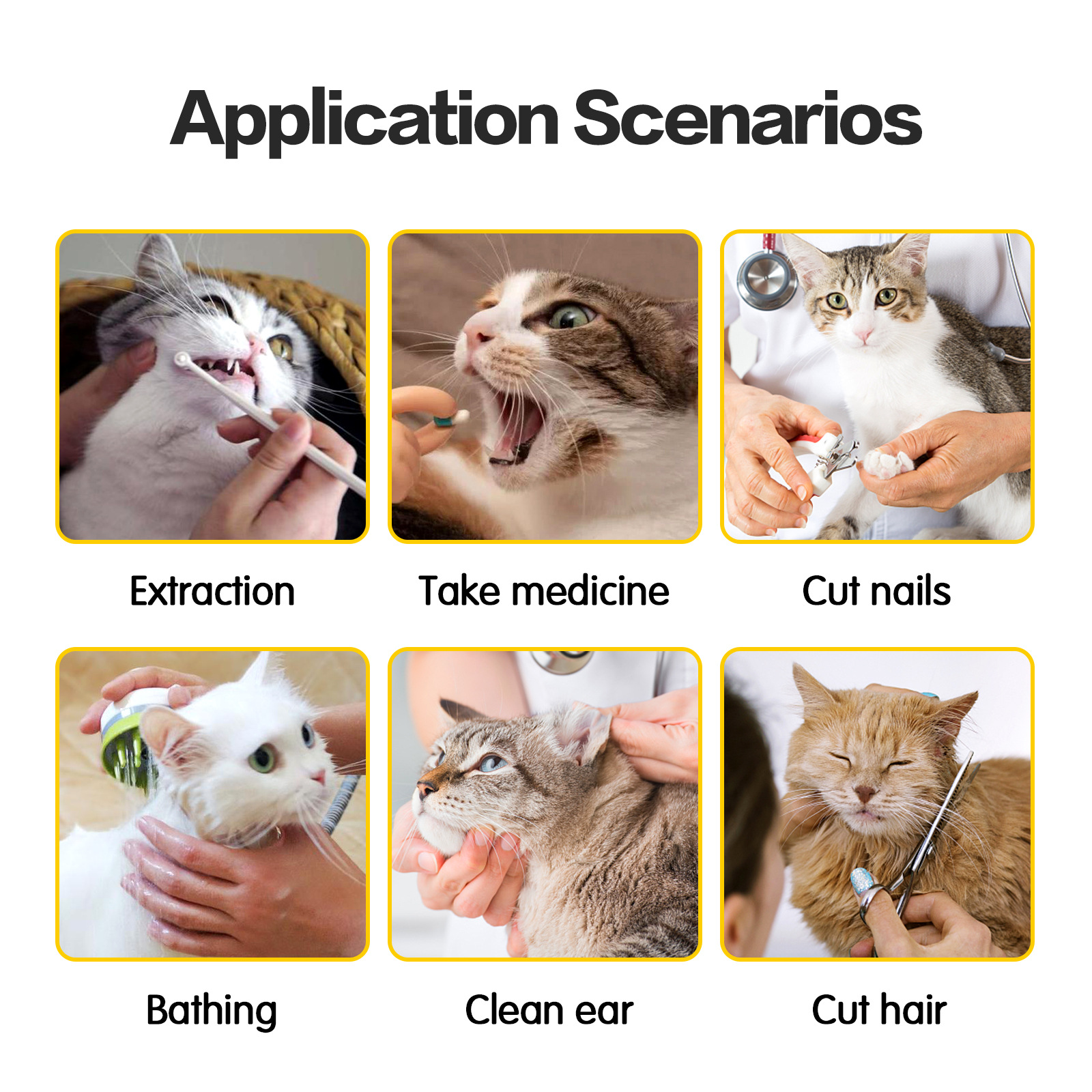 猫咪外出保定包剪指甲用药猫包双层内衬多用途猫包防抓防咬宠物包