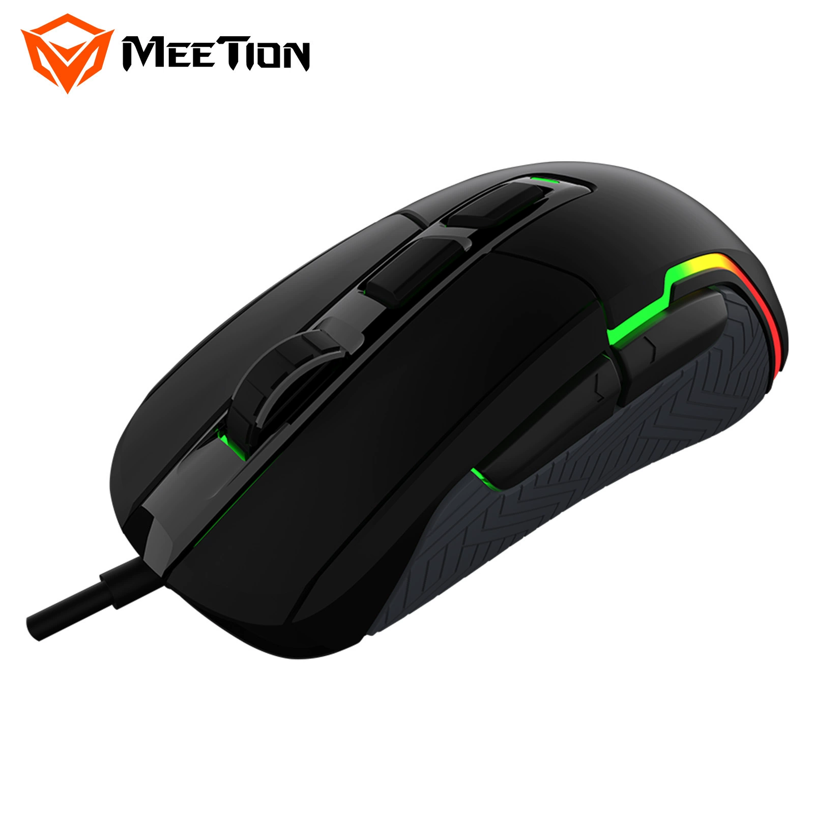 MEETION Mishen G3360 проводная RGB мышь, 7 уровней DPI, игровая, программируемая