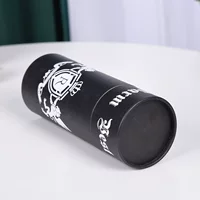Фабрика Конкоу Упаковочная коробка Бумажная банка для еды Цветочный чай Подарки Круглая Кожаная Упаковочная коробка