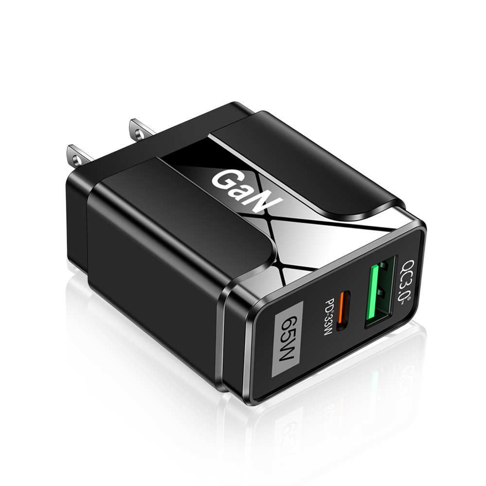 65W-GaN386 nitruro de galio Negro