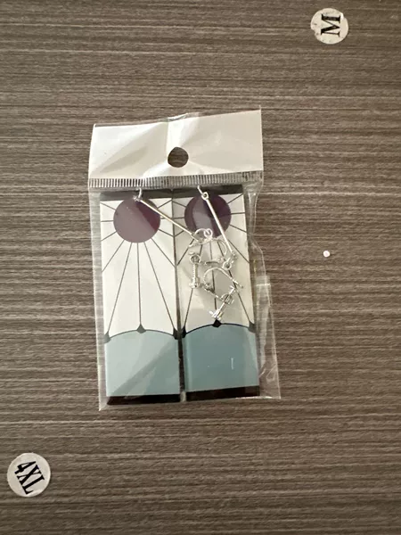 Charcoal earrings
