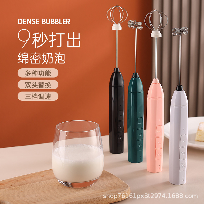 Manufacturer's Electric Milk Frother Coffee Stirrer, Convenient Handheld Electric Cream and Milk Powder Mixing Stick for Home Use