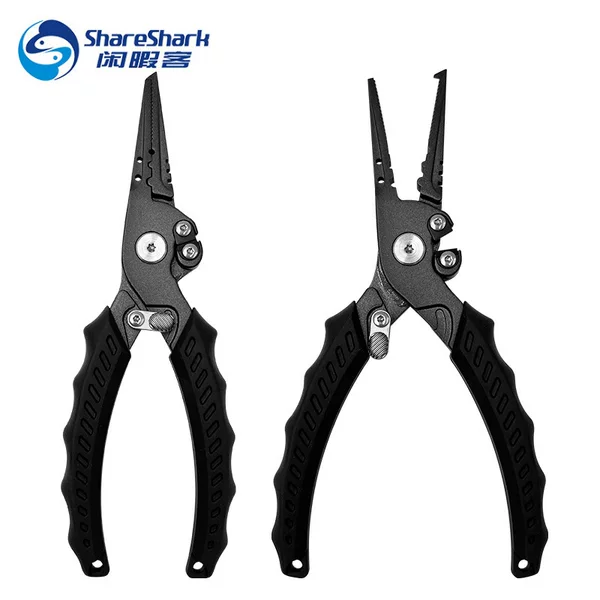 Leisure guest stainless steel fishing pliers open-loop cutting line hook fishing special multi-functional road Asian tongs fishing gear tool
